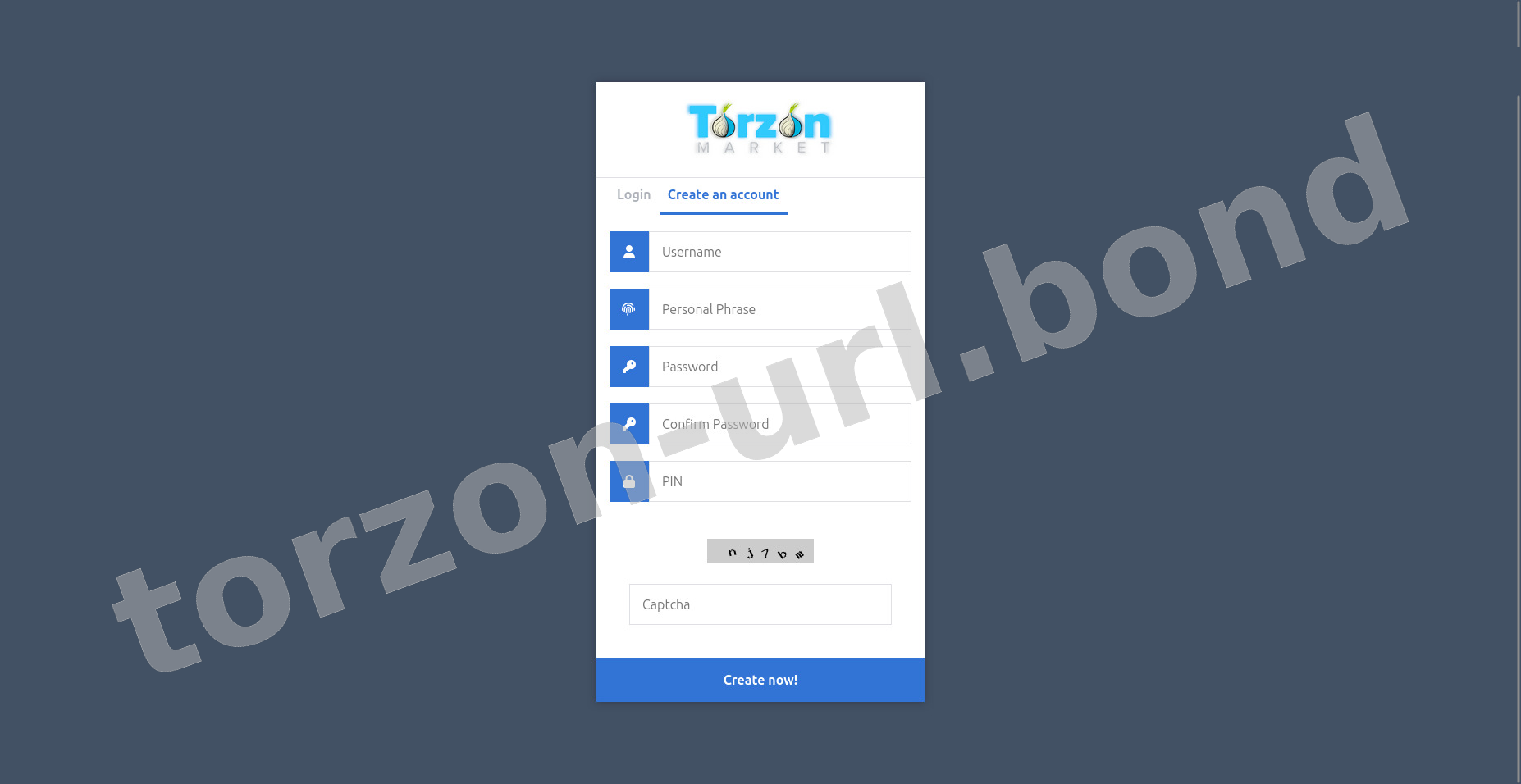 Account Registration Page