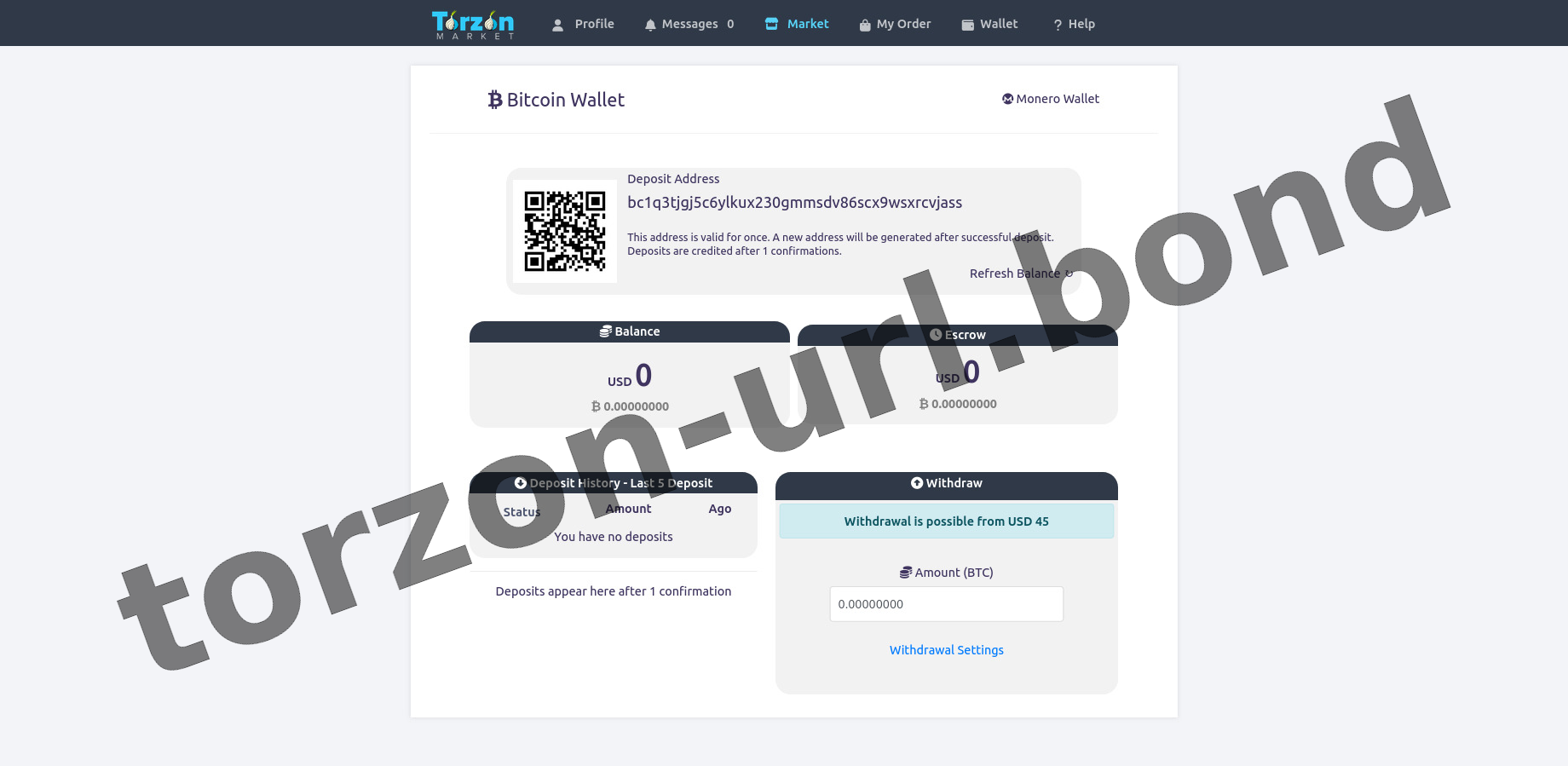 Main Market Dashboard